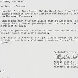 Letter: 1963 November 21