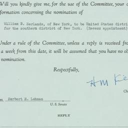 Administrative Record: 1956...