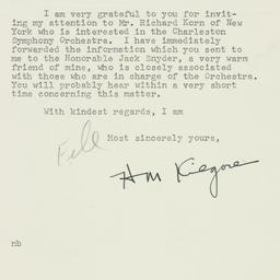 Letter: 1954 April 12