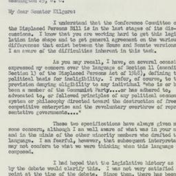 Letter: 1950 May 19