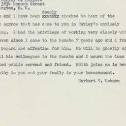 Telegram: 1956 February 28