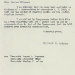Letter: 1950 August 3