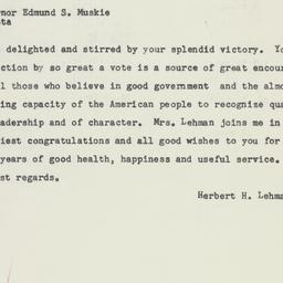 Telegram: 1956 September 11