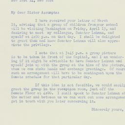 Telegram: 1956 March 19