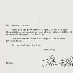 Letter: 1947 April 18