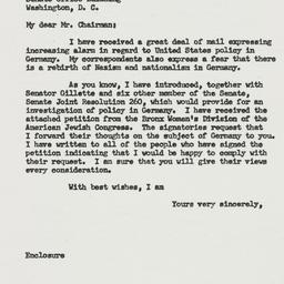 Letter: 1950 June 2