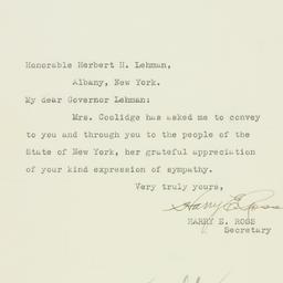 Letter: 1933 January 20