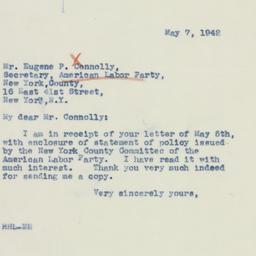 Letter: 1942 May 7