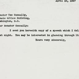 Letter: 1947 April 10