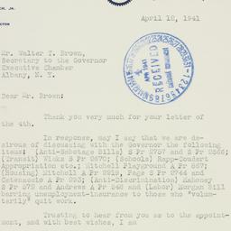 Letter: 1941 April 12