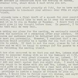 Letter: 1946 November 1