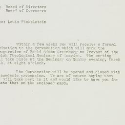 Memorandum: 1947 February 14