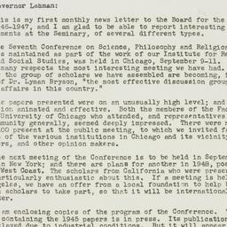 Letter: 1946 September 30