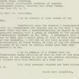 Letter: 1947 May 10