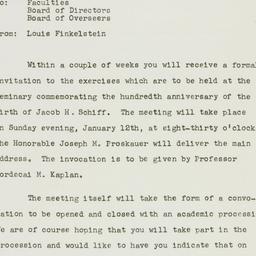 Memorandum: 1946 November 27