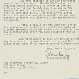 Letter: 1947 May 5