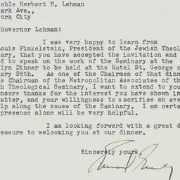 Letter: 1947 January 29