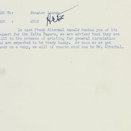 Letter: 1956 January 9