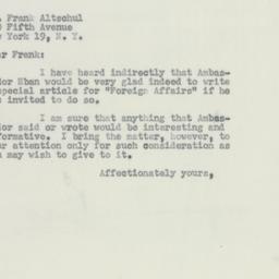 Letter: 1956 May 26