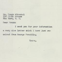 Letter: 1956 October 25