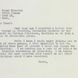 Letter: 1956 October 21