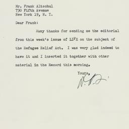 Letter: 1955 April 28