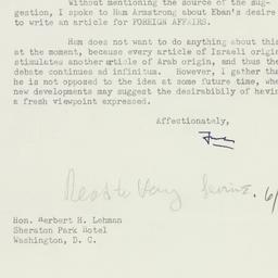 Letter: 1956 May 29