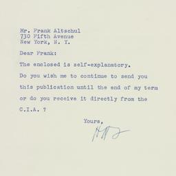 Letter: 1956 September 18