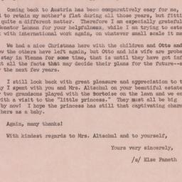 Letter: 1958 January 26