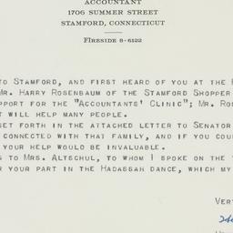 Letter: 1955 November 19