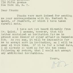 Letter: 1955 November 28