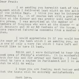 Letter: 1957 March 22