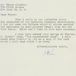 Letter: 1955 November 29