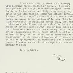 Letter: 1956 February 6