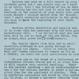 Letter: 1958 April 10