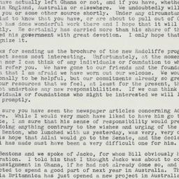 Letter: 1961 December 6