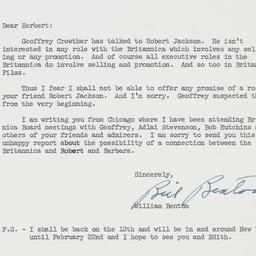 Letter: 1962 January 10