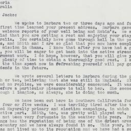 Letter: 1962 March 10