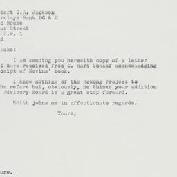 Letter: 1963 May 3