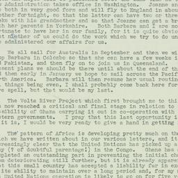Letter: 1960 July 30