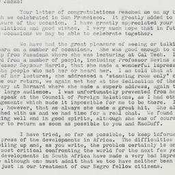 Letter: 1960 April 14