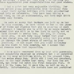 Letter: 1961 April 3