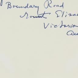 Envelope: n.d.