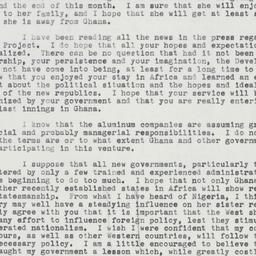 Letter: 1961 August 9