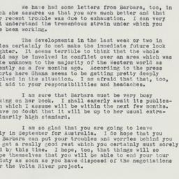 Letter: 1960 August 9