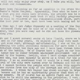 Letter: 1961 August 19