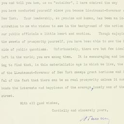 Letter: 1929 October 17