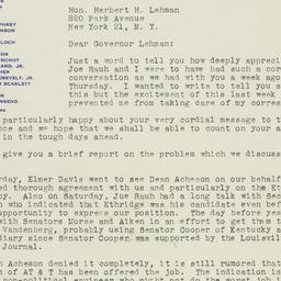 Letter: 1947 April 26