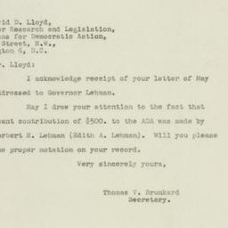 Letter: 1947 June 9