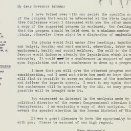 Letter: 1947 October 14